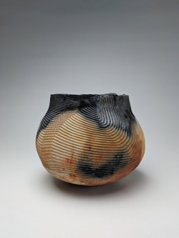 Counterpoint #7, 2018, saggar-fired stoneware